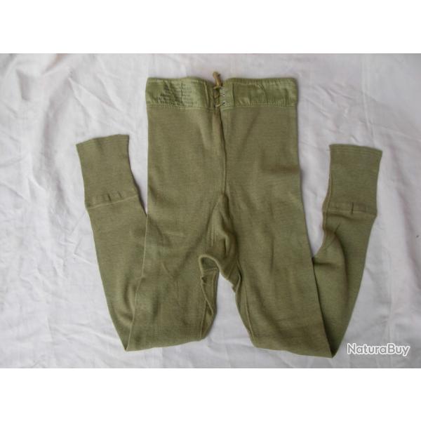 WW2 US CALECON LONG VERT MILITAIRE OD AM�RICAIN NEUF DE STOCK TAILLE 30 DAT� 1943 R�F�RENC� GI