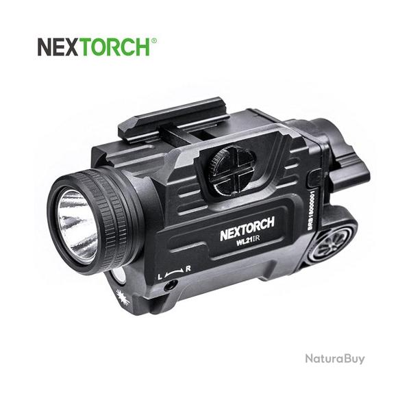 Lampe arme de poing Nextorch WL21iR - lumi�re + laser Infrarouge - Fixation Picatinny