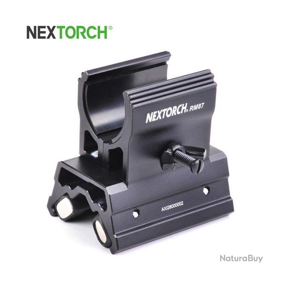 Support magn�tique Nextorch RM87 montage rapide sur fusil et arme pour lampe torche