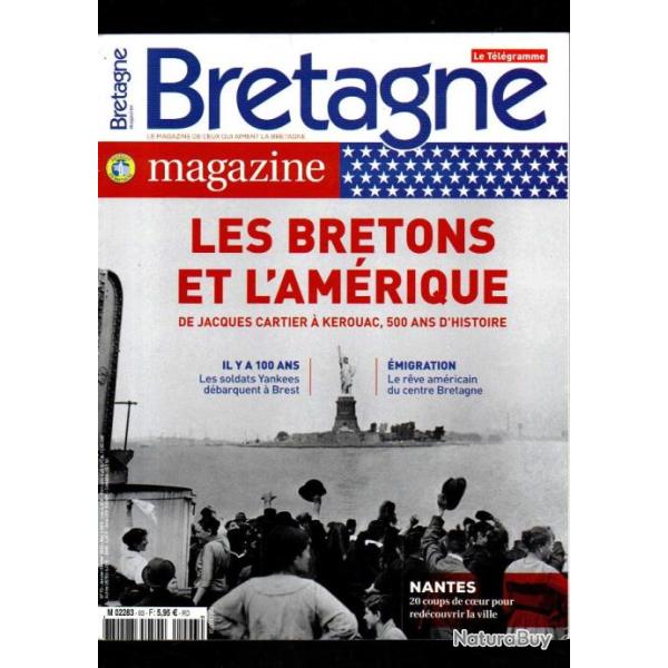 les bretons et l'am�rique de jacques cartier � k�rouac 500 ans d'histoi revue bretagne magazine 2017