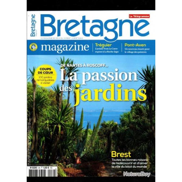 de nantes � roscoff la passion des jardins revue bretagne magazine 2016 pont-aven, tr�guier, brest