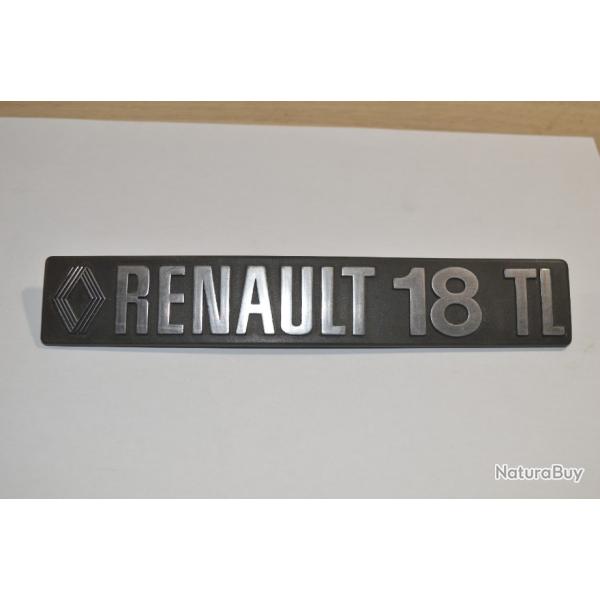 RENAULT 18 TL embl�me logo sigle insigne monogramme hayon coffre plastique (6)
