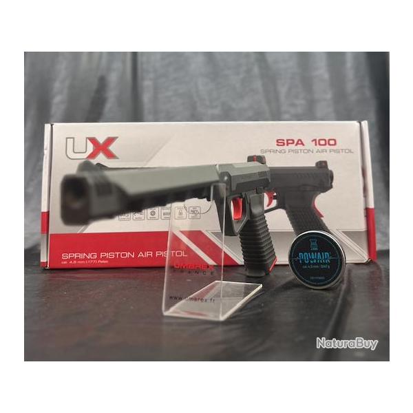 PACK PR�T A TIRER PISTOLET UMAREX SPA 100 - CAL 4.5MM - SPRING