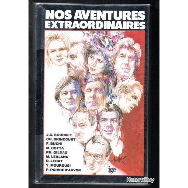 nos aventures extraordinaires , jc bourret, mich�le cotta, gildas , poivre, mourousi , brincourt ,