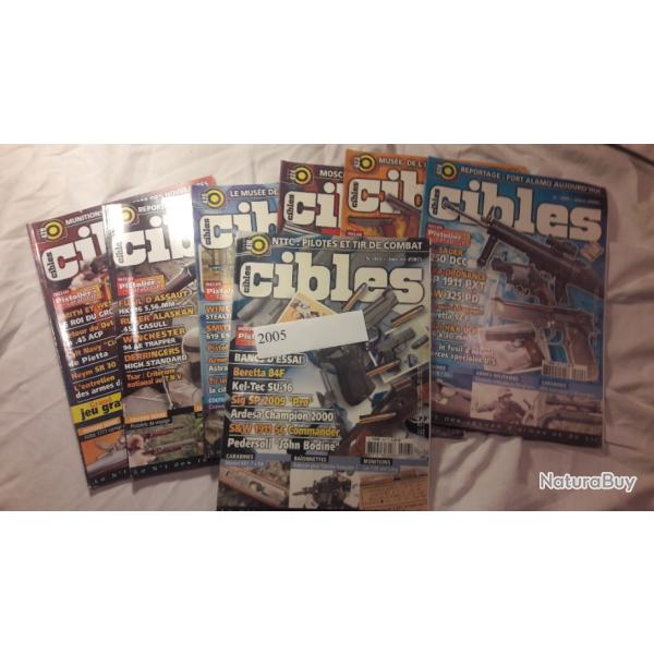 lot de revues  CIBLES2005 -416-420-423-424-425-426-428-429