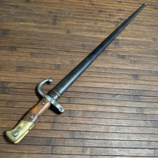 BA�ONNETTE GRAS LE DENY PARIS 1881 MONOMATRICULE