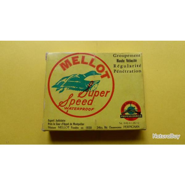 REF 27 - BO�TE DE CARTOUCHES DE CHASSE ANCIENNES ILLUSTREES - CAL 12 - MELLOT - Plomb 7