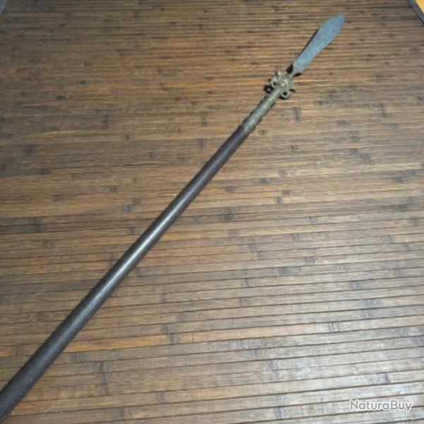 LANCE ASIE T�TE DE DRAGON ARME D'HASTE ���-