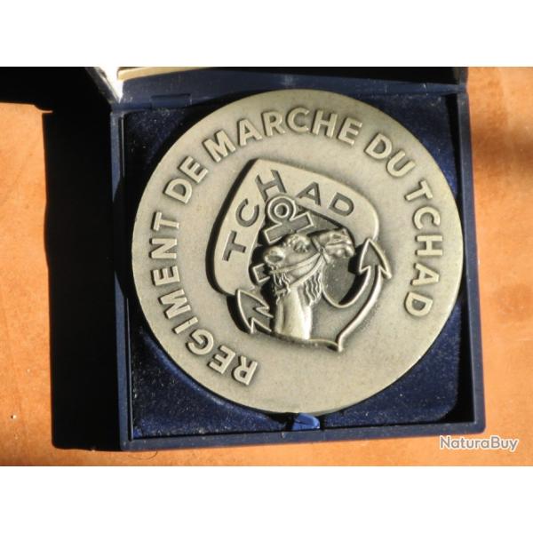 M�daille comm�morative du R�giment de Marche du Tchad (RMT)