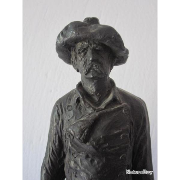 LONESONE COW -SCULPTURE de MIKAEL GARMAN  U.S.A.