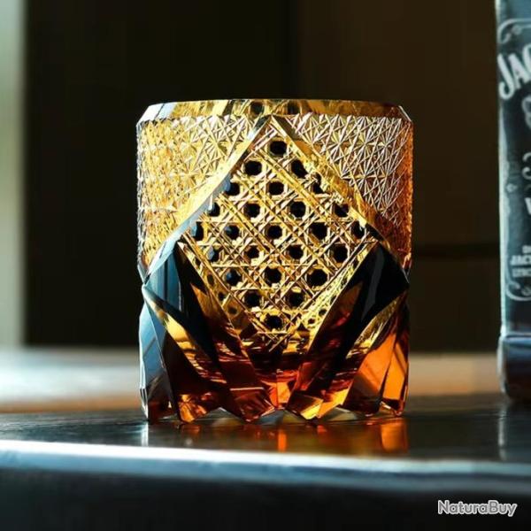 Verre � Whisky japonais Edo Kiriko artisanal