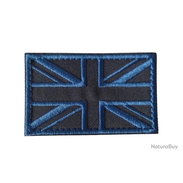 Patch Drapeau Grande-Bretagne-Angleterre - Bleu - velcro - Livraison gratuite