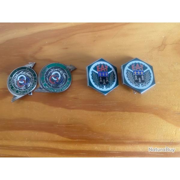 insigne du Train EAT 4 versions diff�rentes