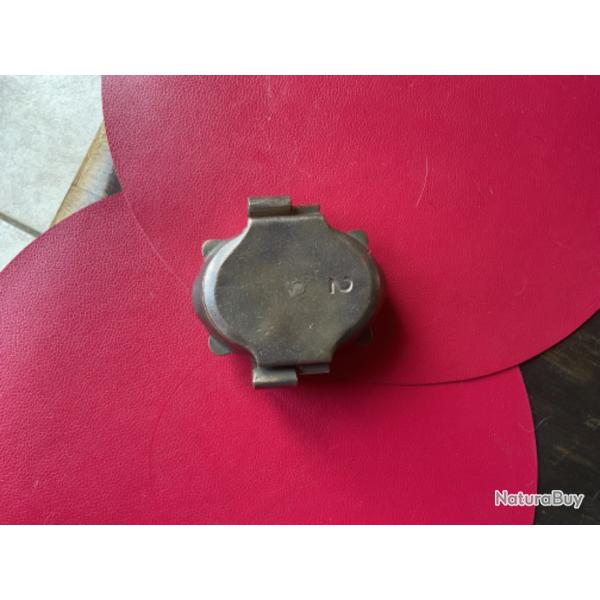 Moule de prothse dentaire ancien en laiton ou bronze, fn 18eme sicle. Pas de prix de rserve