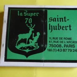 REF 37 - BELLE BO&Icirc;TE CARTOUCHES CHASSE CAL 16 - SAINT-HUBERT - PLOMBS N&deg; 6