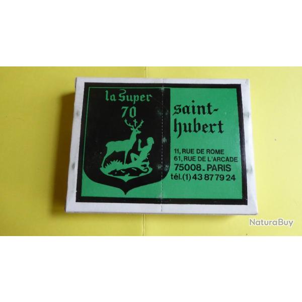 REF 37 - BELLE BO�TE CARTOUCHES CHASSE CAL 16 - SAINT-HUBERT - PLOMBS N� 6