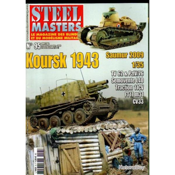 steel masters 95 traction 11 cv, artilleurs fran�ais et le 105 m2, tv62, ft 17/31, semovente l40,