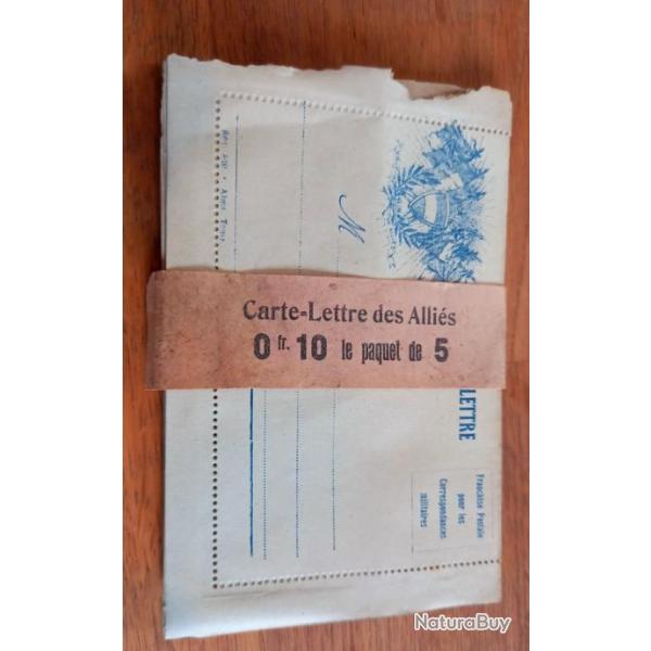 Carte lettre des alli�s