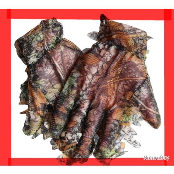 Gants Chasse Camouflage 3D