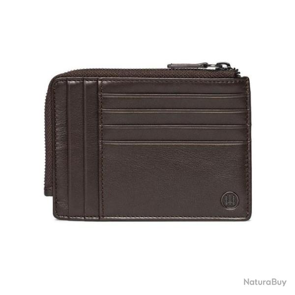 PORTE-FEUILLE BERETTA ZIPPED HOLDER CLASSIC MARRON