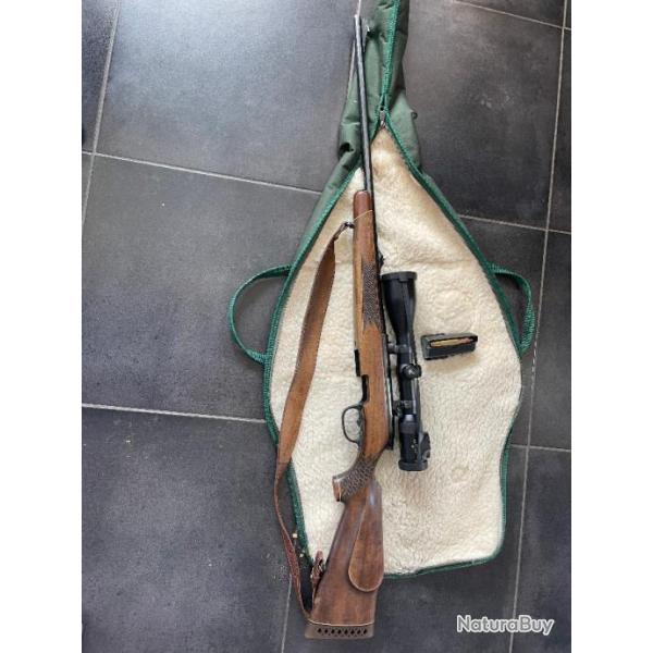 Id�ale pour l'affut du grand gibier carabine autrichienne steyr mannlicher Mod.S 8x68s