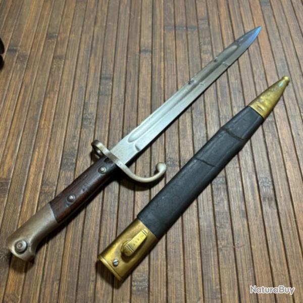 BA�ONNETTE 1908 MAUSER BRESILIEN /2/