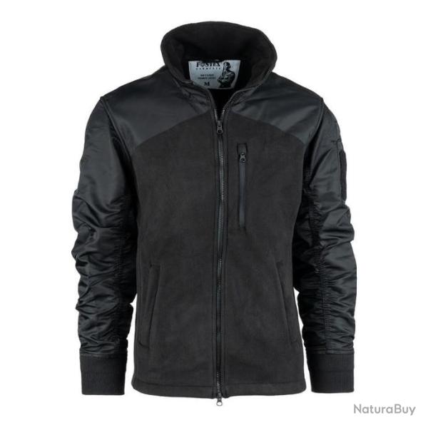 Veste Bombers fine polaire MA1 Couleur Noir