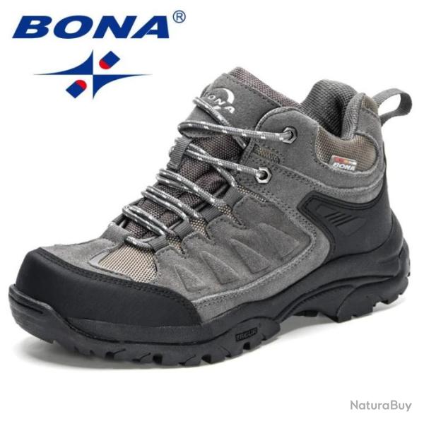 Chaussure de randonn�e Bona - Parfait pour la randonn�e et la chasse - Gris