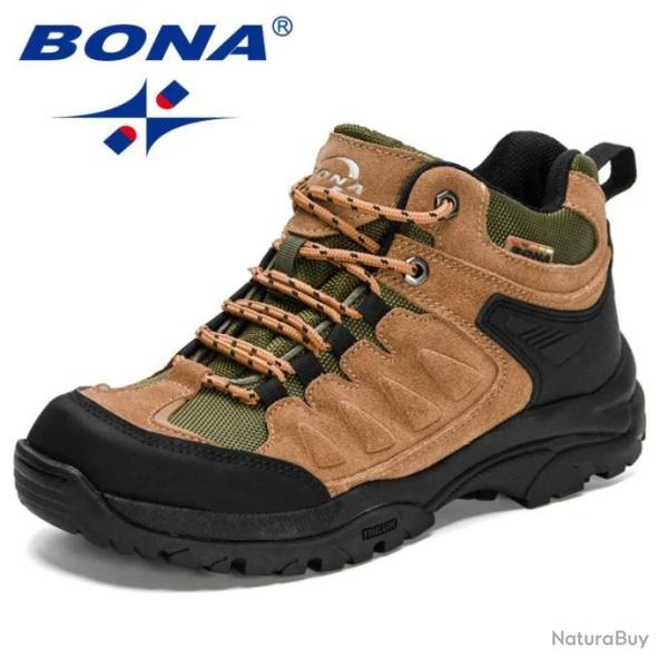 Chaussure de randonn�e Bona - Parfait pour la randonn�e et la chasse - Tan