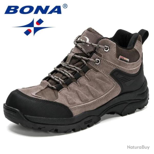 Chaussure de randonn�e Bona - Parfait pour la randonn�e et la chasse - Gris clair