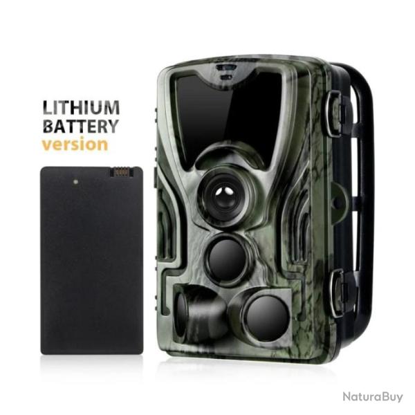 Cam�ra de Chasse InfraRouge 20MP/1080p IP65 Haute D�finition Veille 6 Mois Outdoor Surveillance 64GO