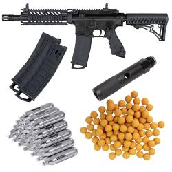Forfait de d&eacute;fense &agrave; domicile Tippmann TMC cal.68 incluant un adaptateur Quick Change, 20 capsules d