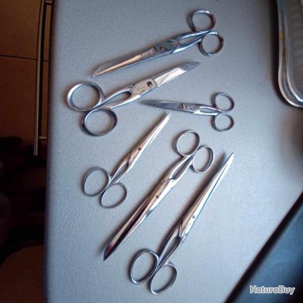 Kit ciseaux mixtes comportant 6 pi�ces lot 18