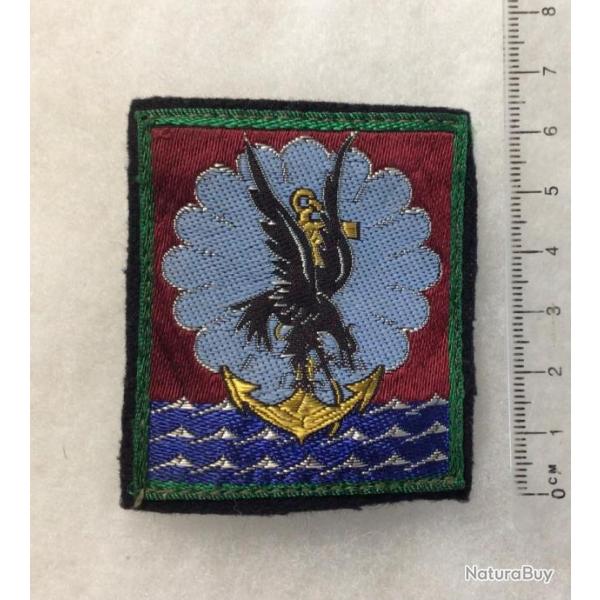 FRANCE Guerre ALGERIE Insigne tissu 11� DP DIVISION PARACHUTISTE  sur socle drap