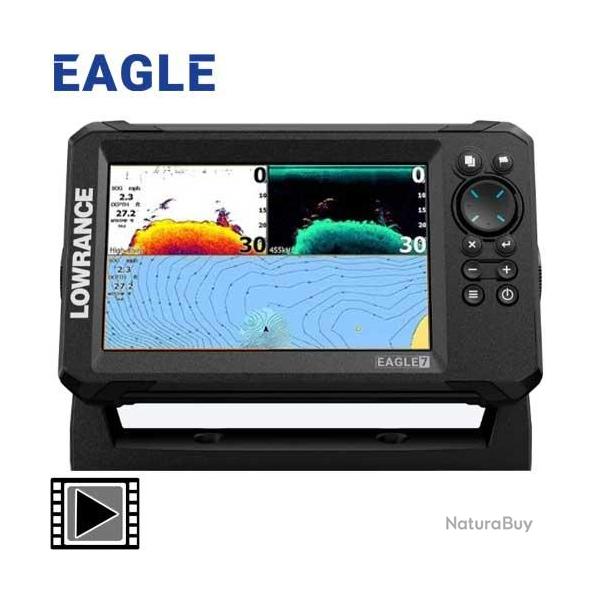 Sondeur GPS Lowrance Eagle 7 Sonde TA HDI 83/200kHz