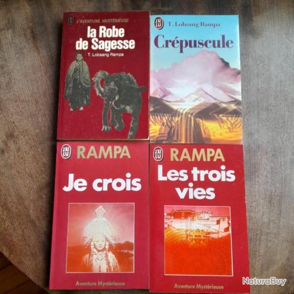 Rampa- Lot de 4 livres l'Aventure Myst�rieuse