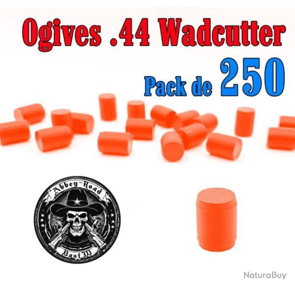 Balle tir r�duit .44 ogive Wadcutter plastique haute visibilit� - Pack de 250 - Bast3D
