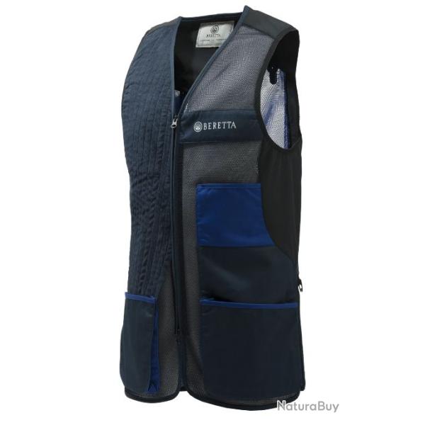Gilet Beretta Uniform Pro 20.20 en coton Bleu Droitier