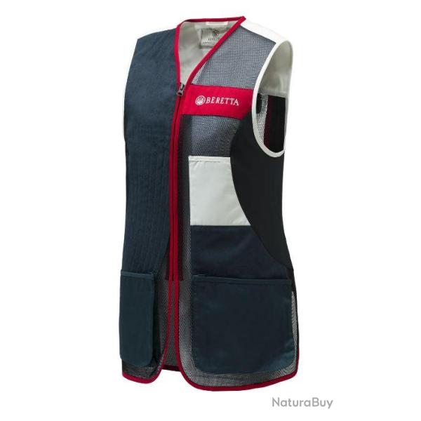 Gilet pour femme Beretta Uniform Pro 20.20 Micro Bleu Rouge Droitier