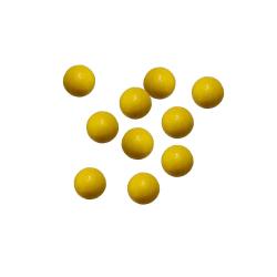 Nouvelles balles en caoutchouc de la L&eacute;gion / Gummib&auml;lle cal.68 - 10 pi&egrave;ces - jaune