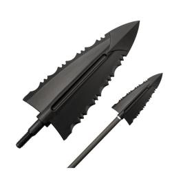 Lot de 10 pointes de chasse &agrave; lame fixe Cold Steel Cheap Shot en polym&egrave;re 125 gr 2 blade