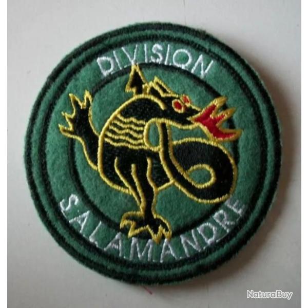 FRANCE - INSIGNE TISSU DIVISION SALAMANDRE