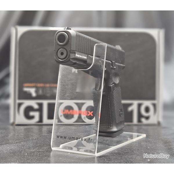 PACK PR�T A TIRER PISTOLET GLOCK 19 GEN5 - BBS 6MM - GAZ