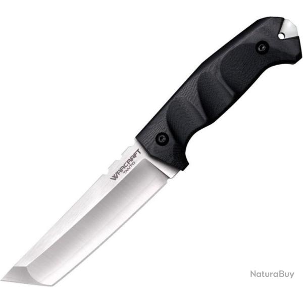 Couteau Cold Steel Warcraft Tanto M�dium Lame Acier San Mai III Manche G10 Etui Secure-Ex CS13U