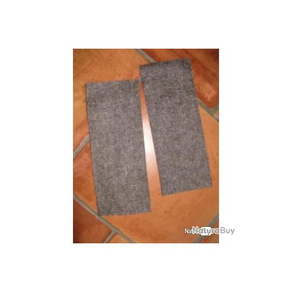 Paras US ww2 : rectangles de feutre �pais pour �pauli�res.