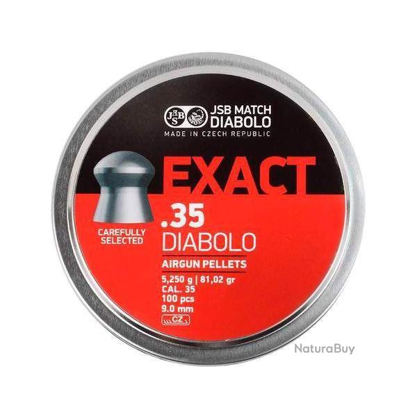 Bo�te de 100 plombs JSB Diabolo Exact - Cal. 35