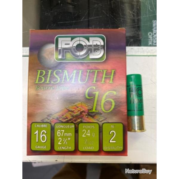 Promo ! Cartouches Fob Bismuth cal.16 N2