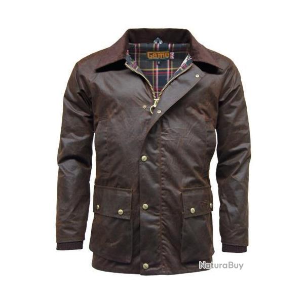 Veste Huil�e antique Game Barker Marron