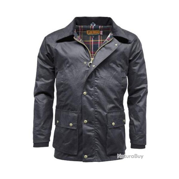 Veste Huil�e antique Game Barker Bleu