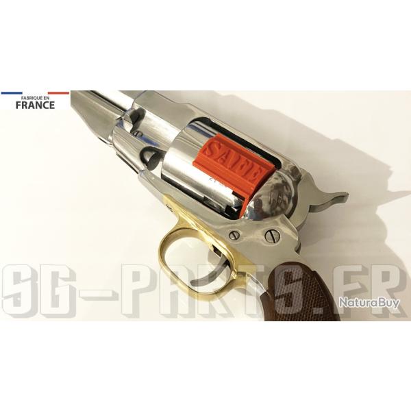 Drapeau t�moin chambre vide - Revolver style PIETTA Remington 1858 PN